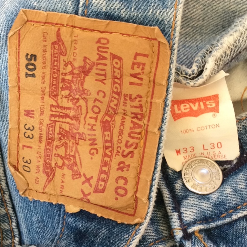 Vintage 80-90’s Levi 501 jeans great fade - Picture 4 of 8